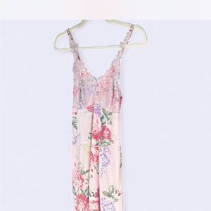 Flora Nikrooz Pink Lace Floral Slip